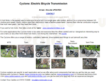 Tablet Screenshot of cyclone-uk.com